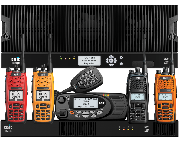 image of Tait portable radios