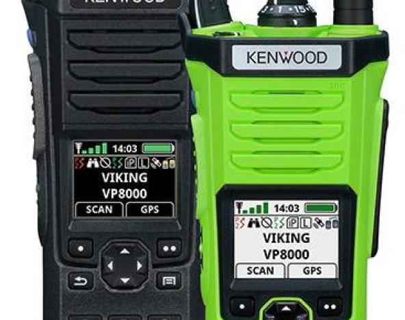 image of a pair of Kenwood two way radios